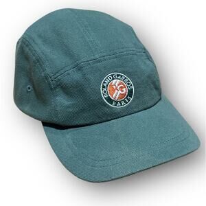 Roland Garros French Open Hat Green Cap Soft Panel Tennis Grand Slam Perrier